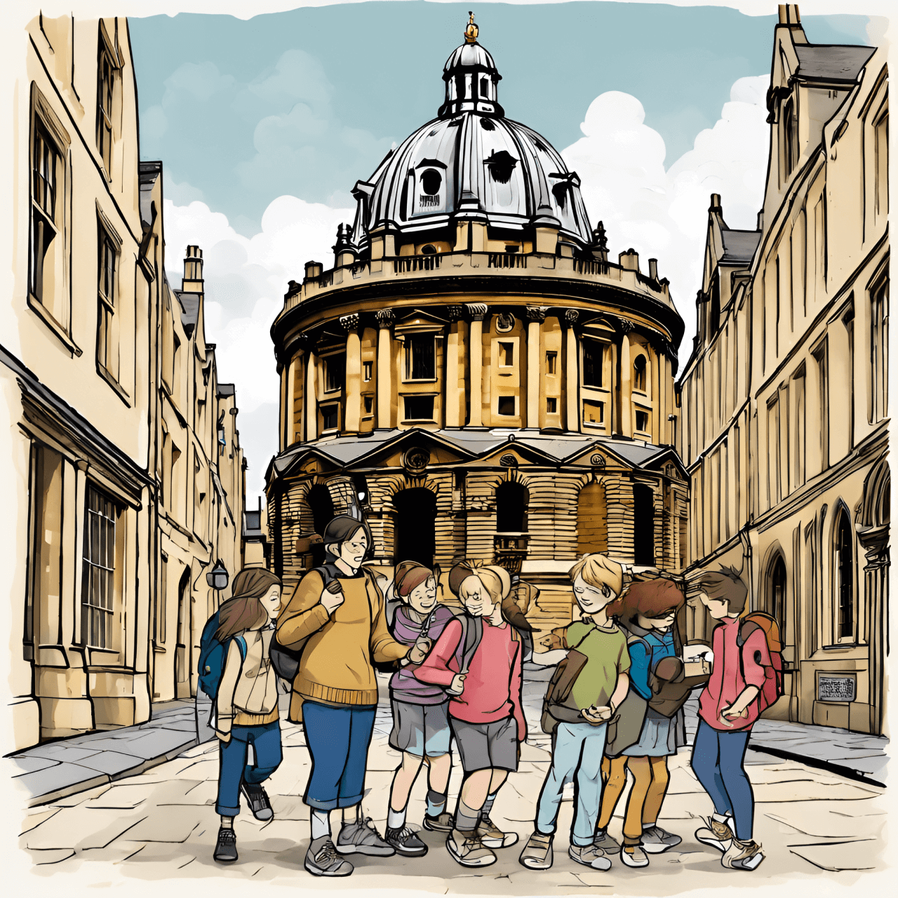 Treasure Hunt Oxford Walking Tour aimed at younger children